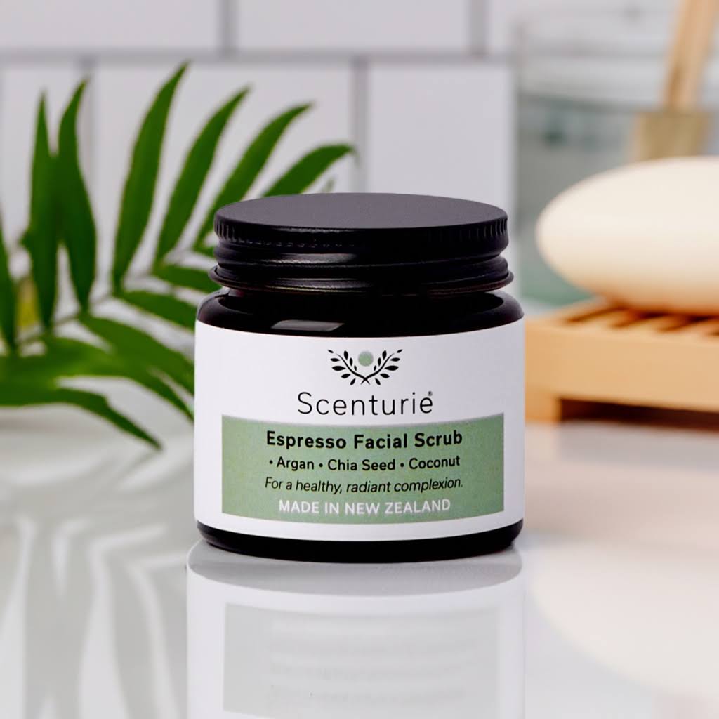 espresso facial scrub