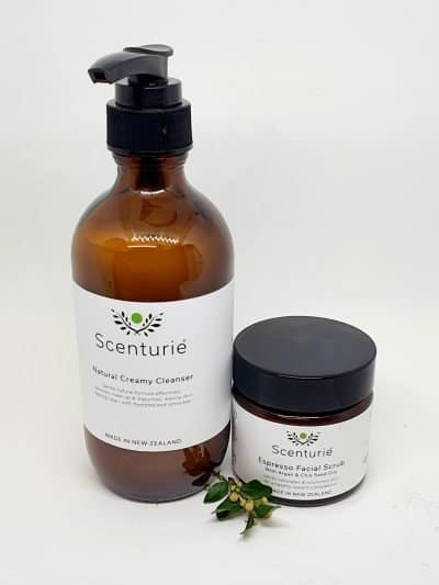 Cleanser and scrub gift set