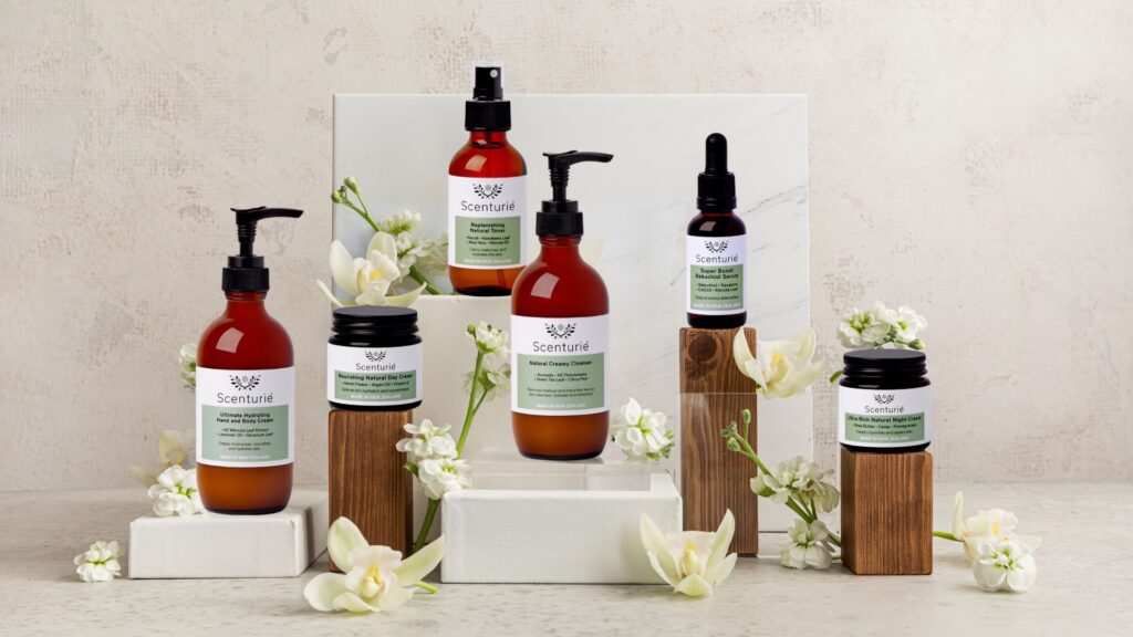 Scenturie Natural Skincare range