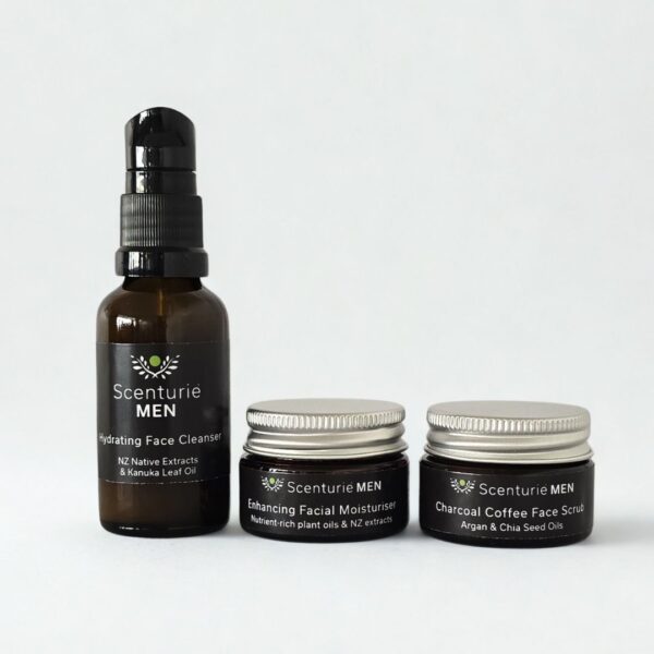 men's skincare travel set