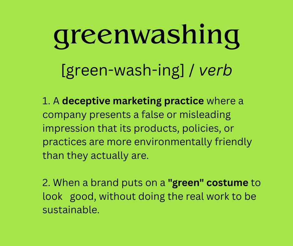 greenwashing defintion
